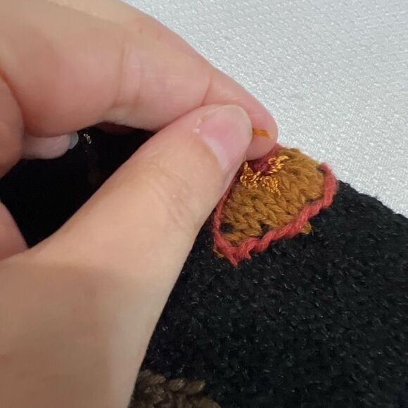 Vintage Coldwater Creek Heavily Floral Embroidered Button Up Cardigan - Picture 6 of 7